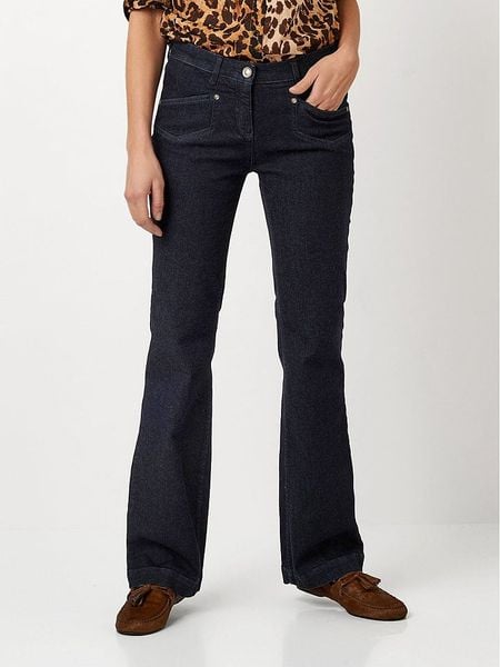 Toni Dżinsy - Bootcut fit - w kolorze granatowym rozmiar: 40K. Niebieskie jeansy damskie Toni, z podwyższonym stanem. Za 187.99 zł.