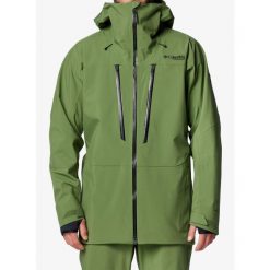 Kurtka narciarska męska Columbia Platinum Peak II 3L Shell. Zielone kurtki męskie Columbia, na zimę, l, bez wzorów, wakacyjne, bez kaptura. Za 1,101.99 zł.