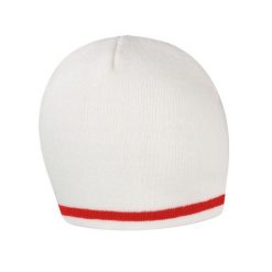 Czapka Unisex Dla Dorosłych. Czerwone czapki męskie RESULT WINTER ESSENTIALS, bez wzorów, z dzianiny. Za 34.99 zł.