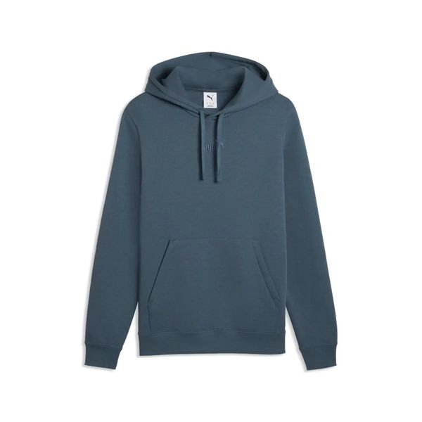 Bluza z kapturem Puma 692914. Niebieskie bluzy sportowe męskie Puma, bez wzorów, z materiału, sportowe, bez kołnierzyka, bez ramiączek. Za 253.50 zł.