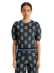 Scotch & Soda Koszulka w kolorze granatowym rozmiar: M. Niebieskie bluzki damskie Scotch & Soda, m, bez wzorów, bez kołnierzyka, bez ramiączek. Za 149.31 zł.