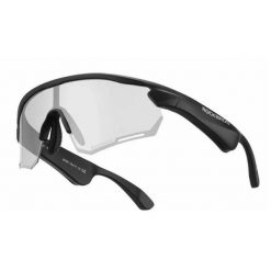 Sportowe okulary przeciwsłoneczne Bluetooth fotochromowe. Czarne okulary przeciwsłoneczne męskie ROCKBROS, z materiału. Za 481.28 zł.