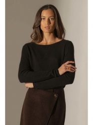 Perfect Cashmere Kaszmirowy sweter "Megan" w kolorze czarnym rozmiar: XXL. Czarne swetry klasyczne damskie Perfect Cashmere, xxl, z kaszmiru, bez kołnierzyka. Za 348.90 zł.