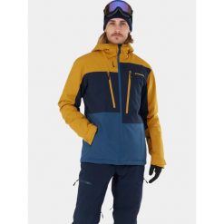 Kurtka Narciarska Męska Fundango Atlas Allmountain. Niebieskie kurtki męskie Fundango, m, bez wzorów, z materiału, bez kaptura, narciarskie. Za 629.90 zł.