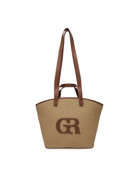 Gino Rossi Torebka RCI9754 Brązowy. Brązowe torebki klasyczne damskie Gino Rossi, bez wzorów, z materiału, bez dodatków. Za 279.99 zł.