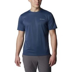 T-shirt Columbia Hike™ Crew z technologią Omni-Wick™. Niebieskie t-shirty męskie Columbia, m, bez wzorów, z poliesteru, bez kołnierzyka. Za 115.99 zł.