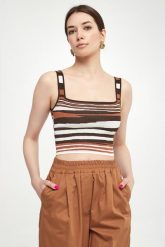 Top damski Tresa WEEKEND MAX MARA. Topy damskie Weekend Max Mara, m, bez wzorów, bez kołnierzyka. W wyprzedaży za 576.75 zł.