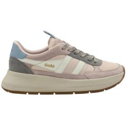 Damskie zamszowe buty sportowe Gola Phoenix. Czerwone buty sportowe na co dzień damskie Gola, bez wzorów, z materiału. Za 468.50 zł.