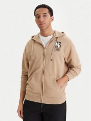 DC Shoes Bluza Anodized EDYSF03267 Beżowy Regular Fit. Brązowe bluzy bez kaptura męskie DC Shoes, m, z bawełny. Za 339.99 zł.