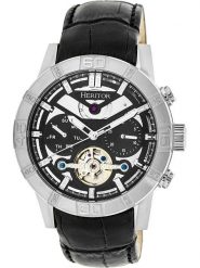 Heritor Zegarek automatyczny "Hannibal" w kolorze srebrno-czarnym rozmiar: onesize. Czarne, analogowe zegarki męskie Heritor, ze stali. Za 608.99 zł.