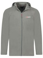 Geographical Norway Kurtka polarowa "Tugood" w kolorze szarym rozmiar: L. Szare kurtki męskie Geographical Norway, l, bez wzorów, z materiału, bez kaptura. Za 83.03 zł.