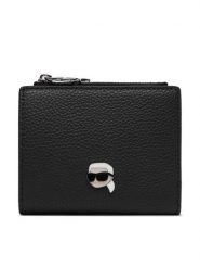 KARL LAGERFELD Portfel B4W32029 Czarny. Czarne portfele damskie Karl Lagerfeld, bez wzorów, ze skóry. Za 429.99 zł.