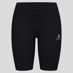 Legginsy krótkie do biegania damskie Odlo ESSENTIAL. Czarne legginsy damskie Odlo, m, bez wzorów. Za 239.99 zł.