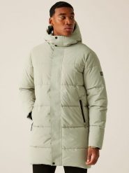 Regatta Płaszcz zimowy "Hayleyn" w kolorze miętowym rozmiar: XXL. Zielone płaszcze męskie Regatta, na zimę, xxl, bez wzorów, z puchu. Za 213.69 zł.