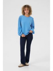 Cream Sweter "Dela" w kolorze błękitnym rozmiar: S. Niebieskie swetry klasyczne damskie Cream, s, z wiskozy, bez kołnierzyka. Za 87.81 zł.