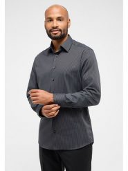 Eterna Koszula - Modern fit - w kolorze antracytowym rozmiar: 43. Czarne koszule męskie Eterna, bez wzorów, z bawełny, bez kołnierzyka, bez ramiączek. Za 110.04 zł.