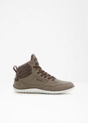 Buty barefoot marki Kangaroos z elastyczną podeszwą. Szare buty sportowe na co dzień damskie bonprix, bez wzorów. Za 189.99 zł.