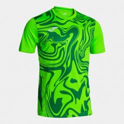 Koszulka Mężczyzna Joma Lion II zielony. Niebieskie t-shirty sportowe męskie Joma, l, bez ramiączek, do piłki nożnej. W wyprzedaży za 124.00 zł.
