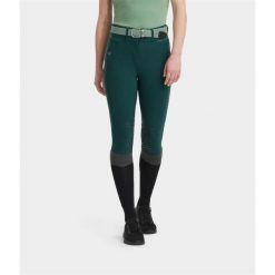 Damskie spodnie do jazdy konnej Horse Pilot X-Aerotech. Zielone spodnie materiałowe damskie HORSE PILOT, bez wzorów, sportowe. Za 829.00 zł.