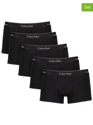 CALVIN KLEIN UNDERWEAR Bokserki (5 par) w kolorze czarnym rozmiar: XL. Czarne bokserki męskie Calvin Klein Underwear, bez wzorów. Za 202.03 zł.