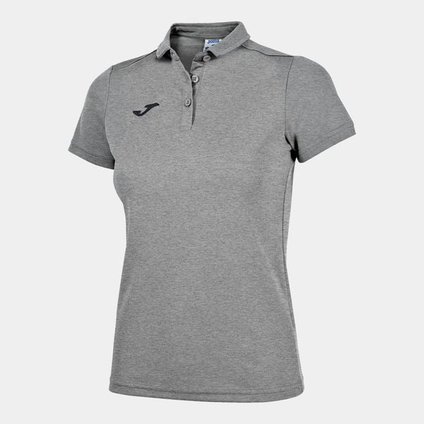 Koszulka polo do tenisa damska Joma Hobby. Szare bluzki damskie Joma, xl, bez wzorów, sportowe, bez kołnierzyka, bez ramiączek. W wyprzedaży za 122.50 zł.