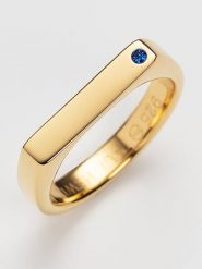 Paul Hewitt Pozłacany pierścionek z cyrkonią rozmiar: 52. Żółte pierścionki damskie paul hewitt, z cyrkonią, pozłacane. Za 202.95 zł.