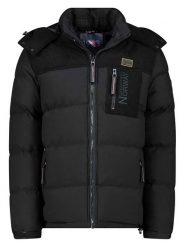 Geographical Norway Kurtka pikowana "Dupalo" w kolorze czarnym rozmiar: S. Czarne kurtki męskie Geographical Norway, s, z aplikacjami, bez kaptura. Za 215.21 zł.