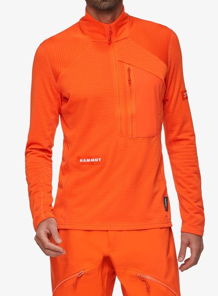 Bluza polarowa Mammut Eiger Nordwand Advanced FL Half Zip Pull. Brązowe bluzy z kapturem męskie Mammut, xl, z materiału. Za 650.80 zł.