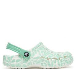 Klapki Crocs. Białe klapki damskie Crocs, bez wzorów, bez obcasa. Za 239.99 zł.
