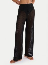 Triumph Spodnie plażowe Beach MyWear Crochet 10226465 Czarny Relaxed Fit. Czarne spodnie materiałowe damskie Triumph, bez wzorów, z syntetyku. Za 159.99 zł.