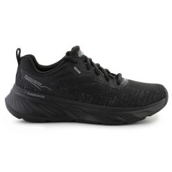 Buty Skechers Edgeride - Exxo 232836-BBK czarne. Czarne buty sportowe na co dzień męskie z materiału, bez zapięcia. Za 462.92 zł.