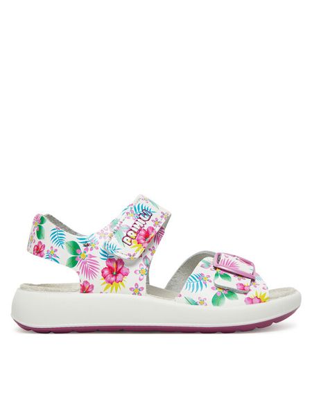 Primigi Sandały 7898877 S Biały. Białe sandały dziewczęce Primigi, ze skóry, bez zapięcia. Za 159.99 zł.