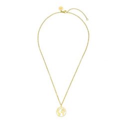 Purelei Purelei Naszyjnik World Map Naszyjniki 1 ct Damski. Czerwone naszyjniki damskie Purelei, pozłacane. Za 143.49 zł.