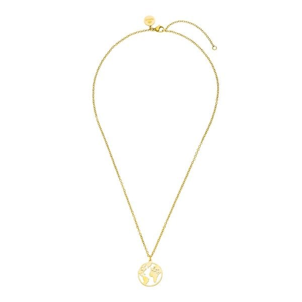 Purelei Purelei Naszyjnik World Map Naszyjniki 1 ct Damski. Czerwone naszyjniki damskie Purelei, pozłacane. Za 143.49 zł.