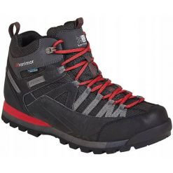 Buty trekkingowe męskie KARRIMOR Spike Mid K949. Czarne buty trekkingowe męskie Karrimor, bez zapięcia, trekkingowe. W wyprzedaży za 269.99 zł.
