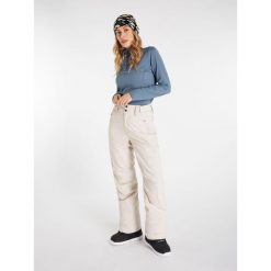 Spodnie narciarskie i snowboardowe damskie Protest CINNAMON snowpants. Białe spodnie dresowe damskie Protest, bez wzorów, sportowe. Za 499.99 zł.