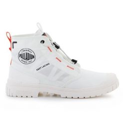 Buty Palladium Sp20 Travel Hi 74476-116-M białe. Białe buty sportowe na co dzień damskie bez wzorów, z gumy. Za 544.84 zł.