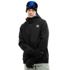 Męska kurtka snowboardowa Sporty zimowe Siroko W1 Shaka. Czarne kurtki męskie SIROKO, na zimę, m, bez wzorów, z softshellu, sportowe, bez kaptura. Za 673.00 zł.