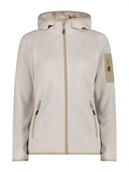 CMP Kurtka polarowa w kolorze beżowym rozmiar: 40. Brązowe kurtki damskie CMP, bez wzorów, z materiału, bez kaptura. Za 160.96 zł.