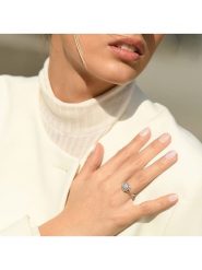 DIAMOND & CO Złoty pierścionek "Rosie" z diamentami rozmiar: 58. Białe pierścionki damskie Diamond & Co, z diamentem, złote. Za 1,826.99 zł.