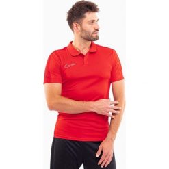 Koszulka sportowa męska Nike DF Academy Polo. Czerwone koszulki polo męskie Nike, m, bez wzorów, bez ramiączek. Za 182.95 zł.