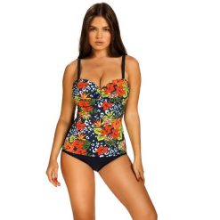 Strój kąpielowy damski jednoczęściowy plażowy Self Toscana. Czarne stroje jednoczęściowe damskie SELF HEAT, bez wzorów. Za 219.00 zł.