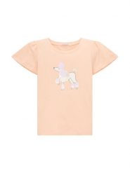 Tom Tailor T-Shirt 1035170 Pomarańczowy Regular Fit. Brązowe koszulki dziewczęce Tom Tailor, bez wzorów, z bawełny, bez ramiączek. Za 69.99 zł.