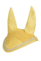Krótki kapelusz dla koni HKM Essentials. Żółte kapelusze damskie HKM, bez wzorów, z materiału. Za 133.50 zł.