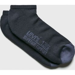Levi's - Skarpety (2-Pack). Niebieskie skarpetki męskie Levi's, bez wzorów, z bawełny. W wyprzedaży za 29.90 zł.