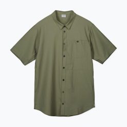Koszula męska Houdini Shortsleeve Shirt. Zielone koszule męskie Houdini, m, bez wzorów, bez kołnierzyka, bez ramiączek. Za 249.99 zł.