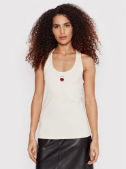 Pinko Top Capriate 1G178F Y7WQ Beżowy Regular Fit. Brązowe topy damskie Pinko, l, bez wzorów, z bawełny, bez kołnierzyka. Za 289.99 zł.