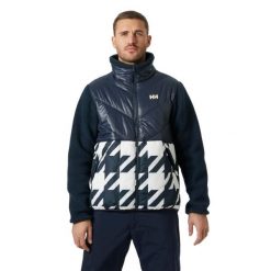 Kurtka puchowa Helly Hansen Village Hybrid. Niebieskie kurtki męskie Helly Hansen, na zimę, m, bez wzorów, z puchu, bez kaptura. W wyprzedaży za 682.50 zł.