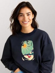 WOOOP Bluza w kolorze granatowym rozmiar: XS. Niebieskie bluzy bez kaptura damskie Wooop, xs. Za 109.00 zł.