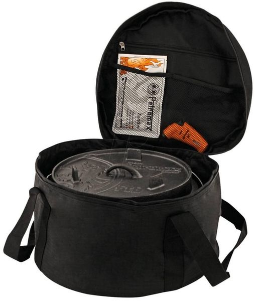 Outdoorowy Petromax Torba do przechowywania Dutch Oven dla FT3. Czarne torebki klasyczne damskie PETROMAX, bez wzorów, z materiału, duże, bez dodatków. Za 194.10 zł.